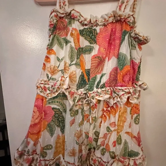 Farm Rio Ruffle Maxi Dress - Picture 2 of 3